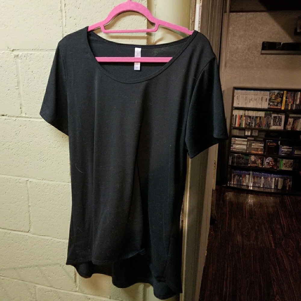 Lularoe XL classic tee black